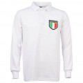Polo de Rugby vintage Italie 1975 extérieur blanc
